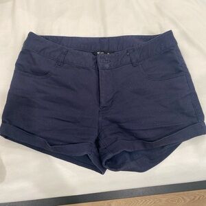 Women's Navy Blue Shorts